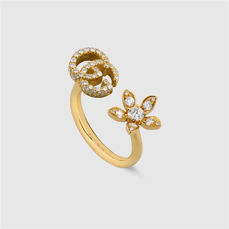 gucci flora ring 18k|GUCCI Flora 18.